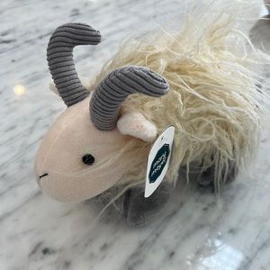 New Mary Meyer Hairy Goat Stuffed Animal Toy